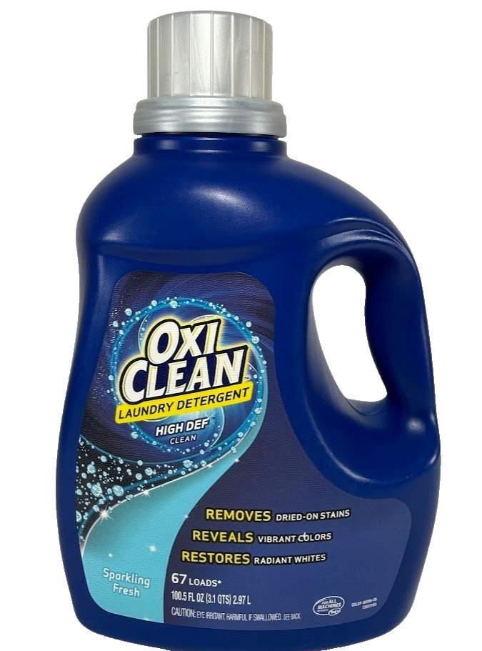 OxiClean Liquid Laundry Detergent Sparkling Fresh Scent 67 Loads 100.5 oz JUMBO