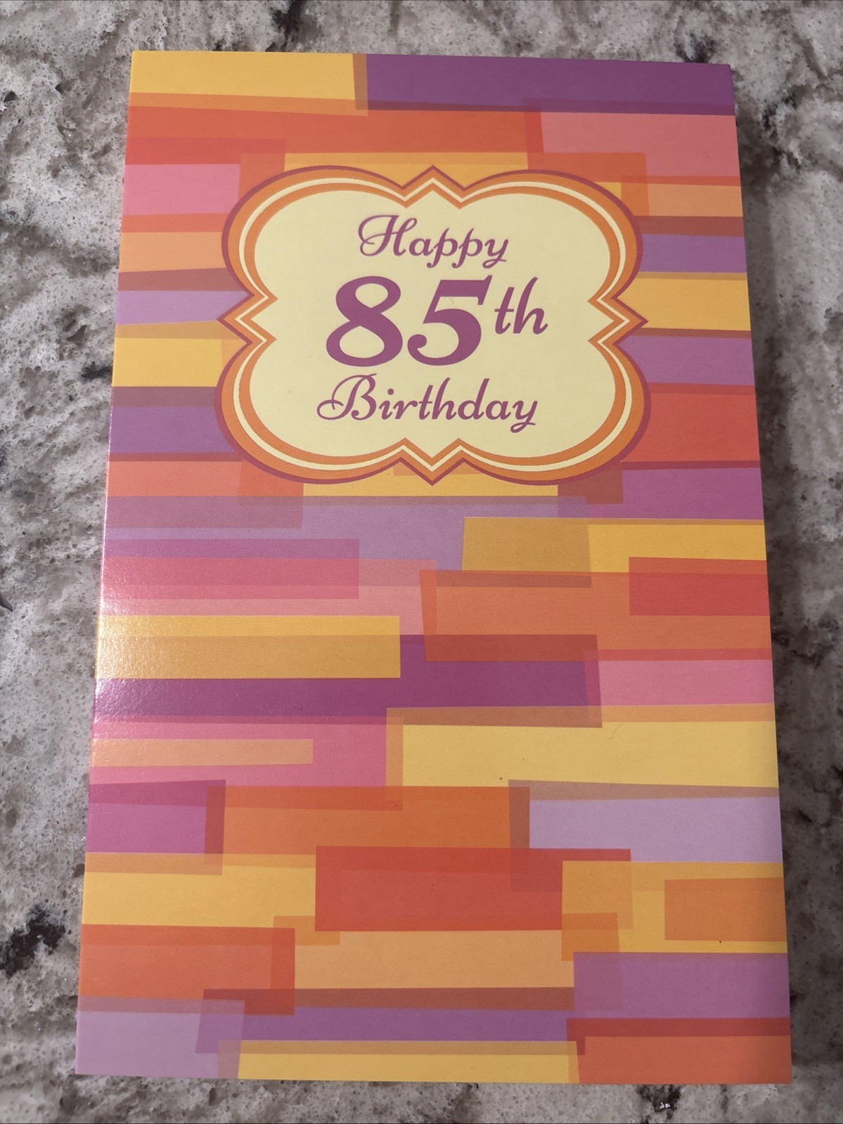85th Birthday 85 Years Old Amazing You Year 5”x7.75” Stockwell Greeting Card