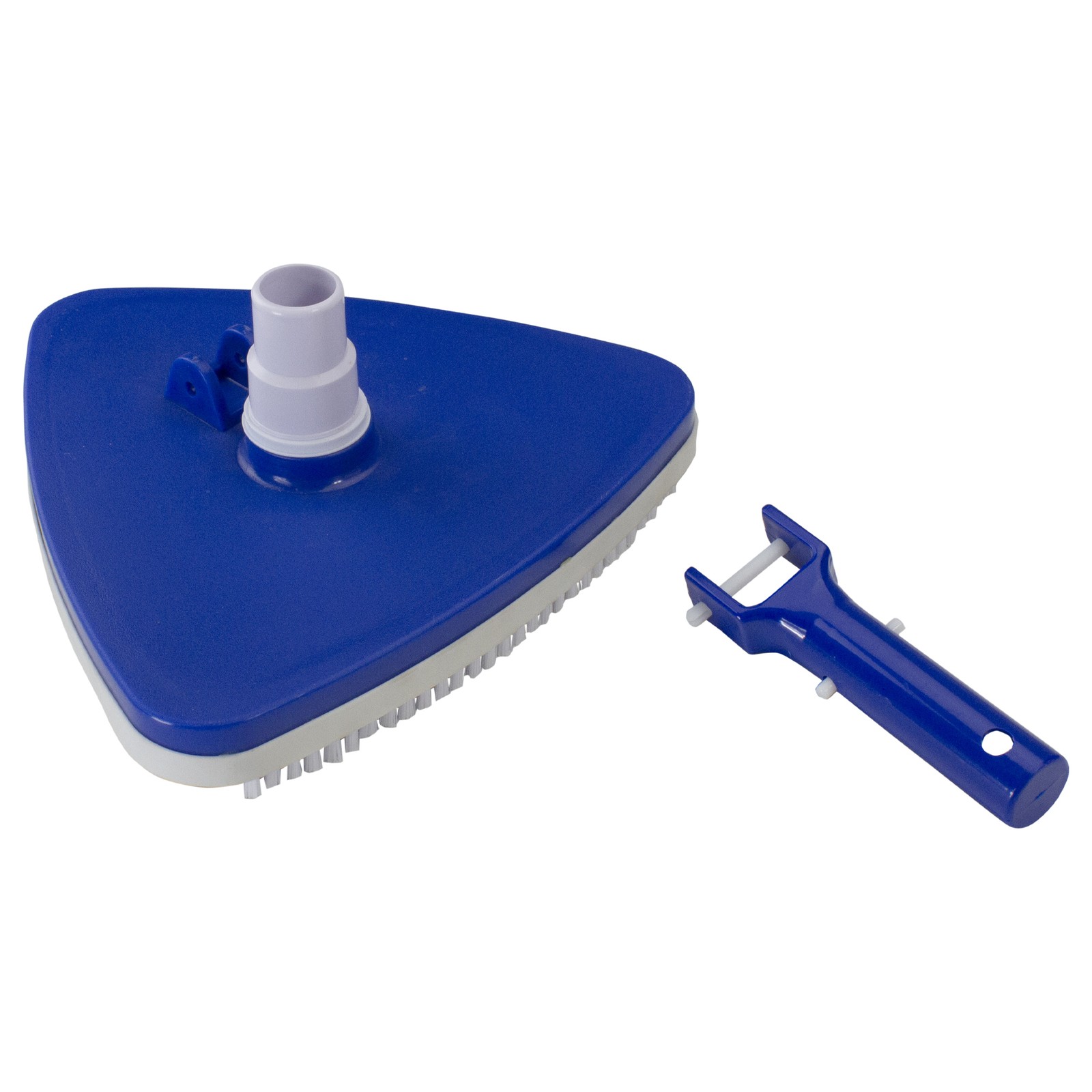 Pool Central 10.5IN Triangular Weighted Pool Vacuum Head Swivel Cuff and Bumper