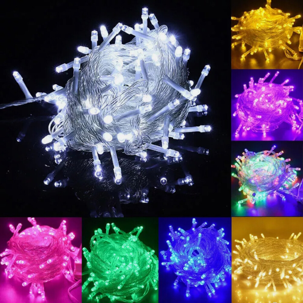 100-500 LED Fairy String Lights Christmas Tree Wedding Xmas Party Outdoor Decor
