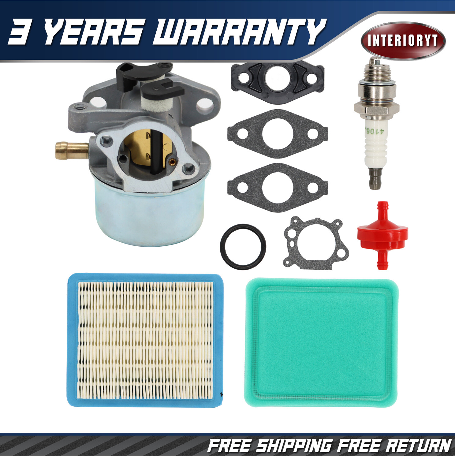 For Craftsman Carburetor For Briggs & Stratton 6.25 6.75 HP 675 190cc Engine