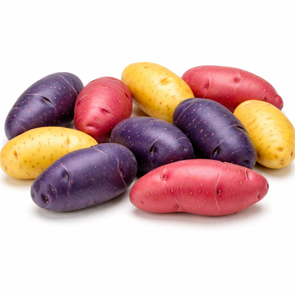 Fingerling Seed Potatoes Variety Pack | Red, Yellow & Purple (3 Pounds)