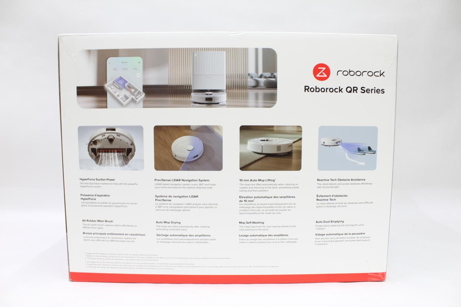 Roborock QR T78 Robot Vacuum & Mop with Multifunction Dock, White