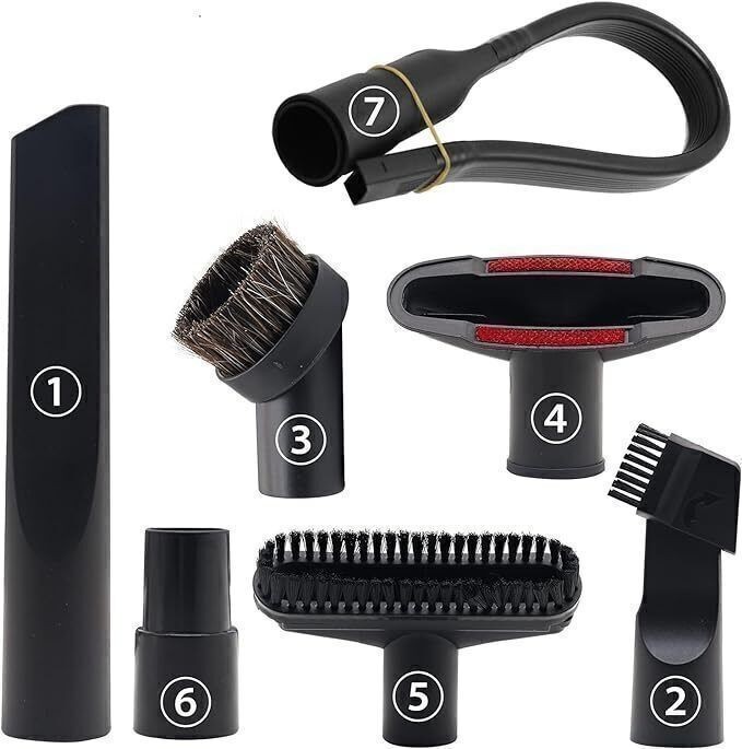 For Shop Vac 32mm(1 1/4in) Vacuum Attachments Dusty Brush & Crevice Kits US