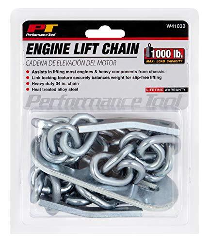 Performance Tool W41032 1/2 Ton (1,000 lbs.) Capacity 34″ Engine Lift Chain