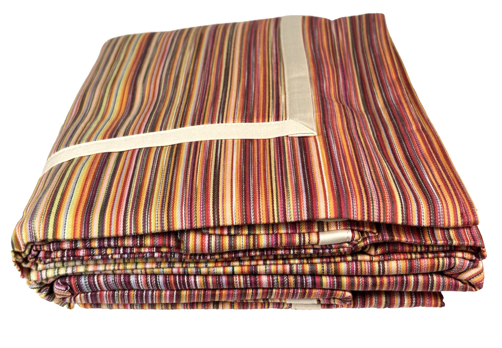 Missoni Milano Jill New King Pillowcases Pair Multicolor Stripe 65×100 cm Italy