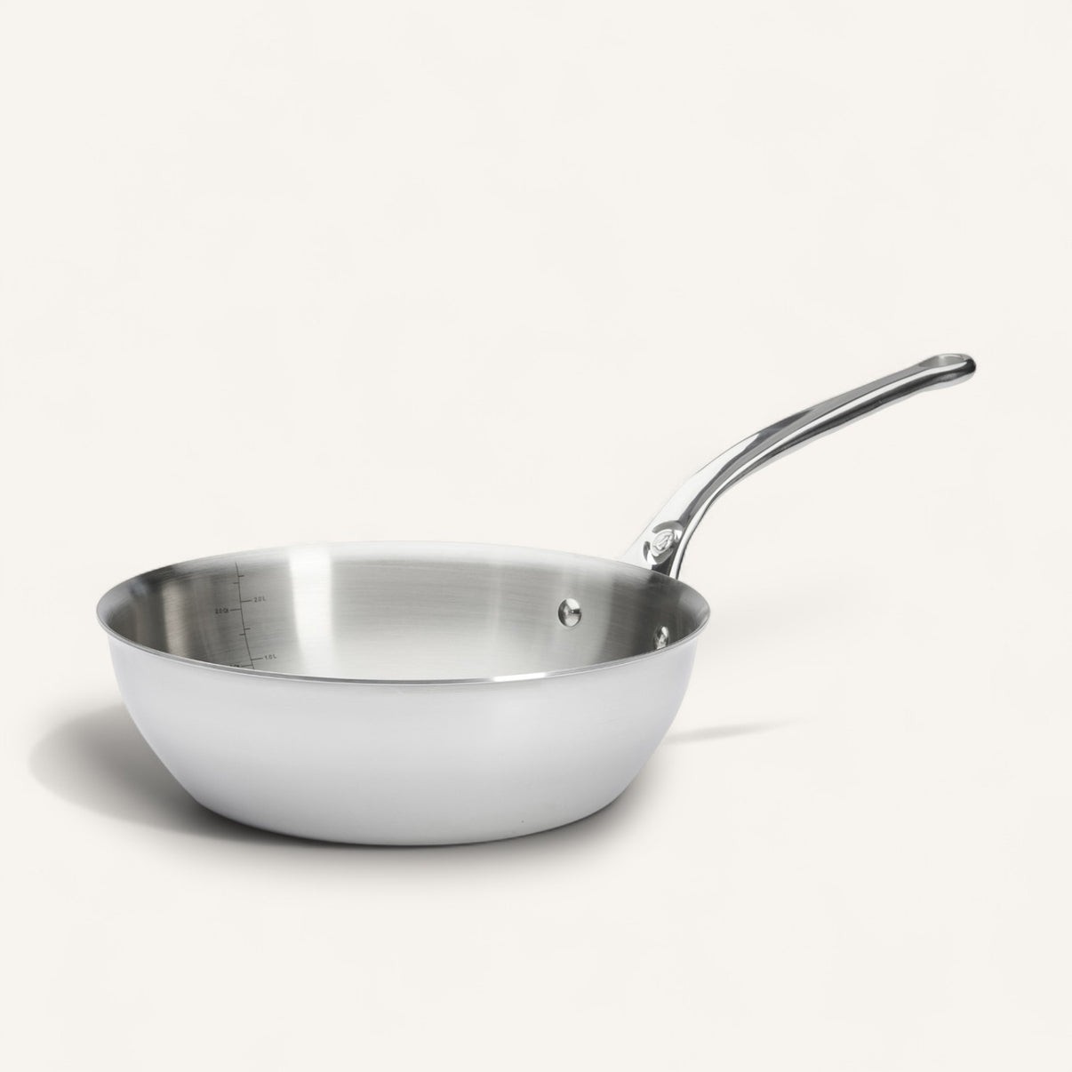 De Buyer Affinity 5-ply Stainless Steel Rounded Sauté Pan (Brand New)