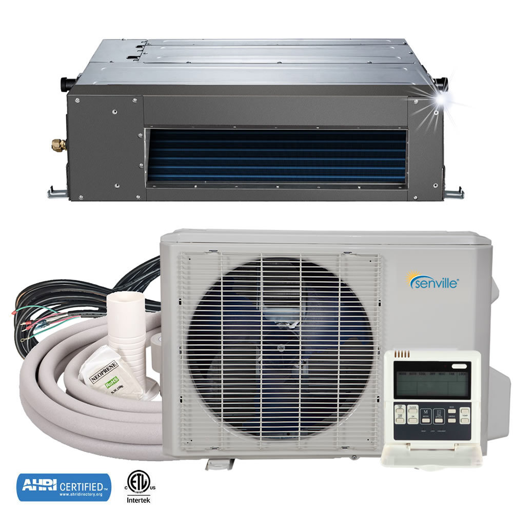 24000 BTU Concealed Duct Mini Split Air Conditioner and Heat Pump VRF