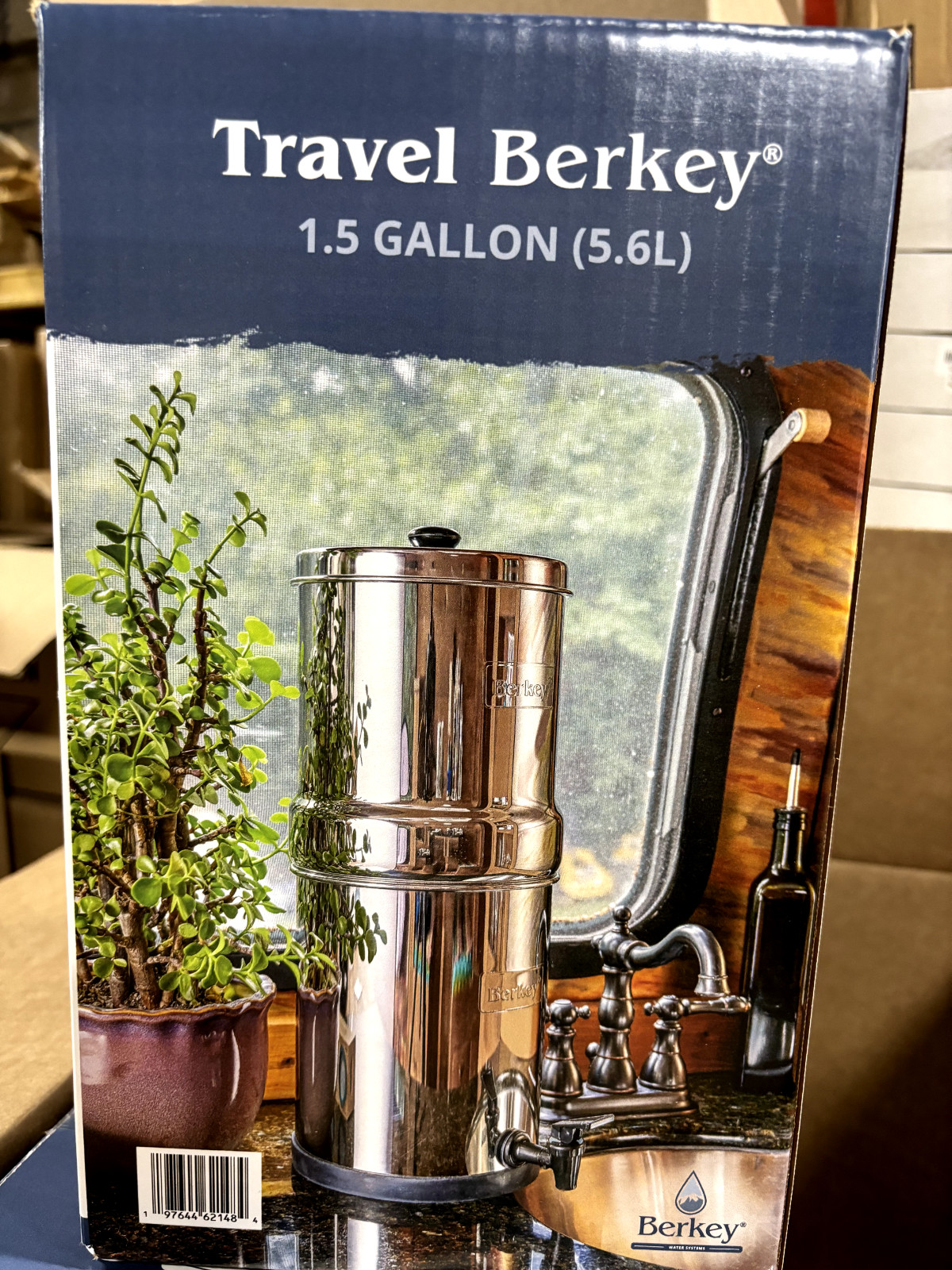 Travel Berkey 1.5 Gallon Water Purification System – (OPENBOX) NEW see descript