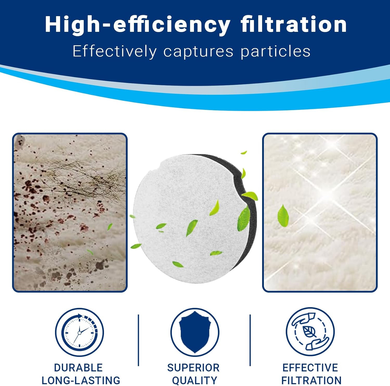 2-Pack Filter Replacement for Bissell Powerforce & Turbo Bagless Vacuums