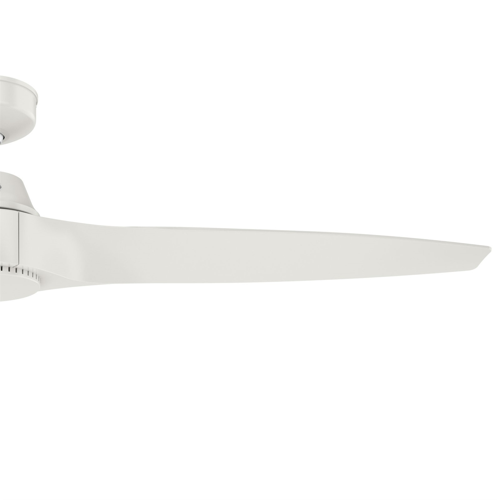 Hunter Fan 60 inch White Outdoor Ceiling Fan with 3 Blades and No Light