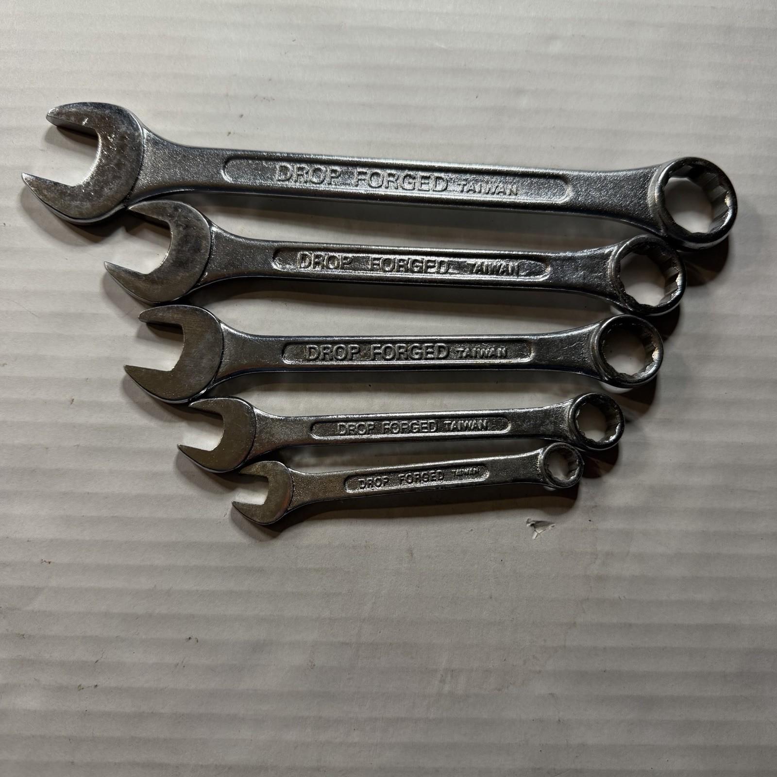 Sears Metric Combination Wrench Set 5pcs 8mm–19mm Taiwan Made Garage Tools