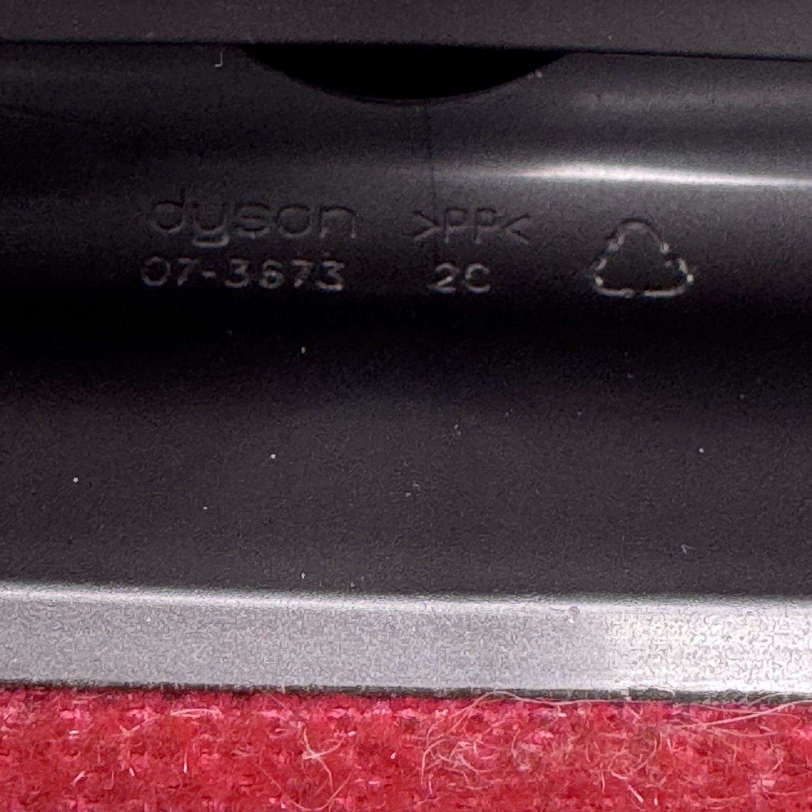 Dyson Mattress Tool Attachment Gray Red Lint Strips 073673 Vacuum Upholstery