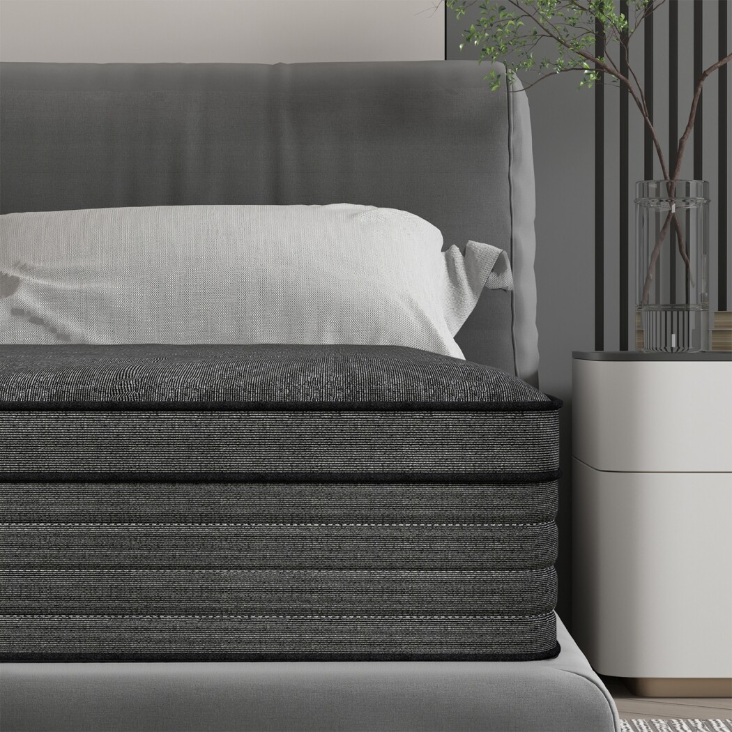 12/14 Inch Mattress in A Box Pocket Spring Memory Foam Twin Full Queen King Size