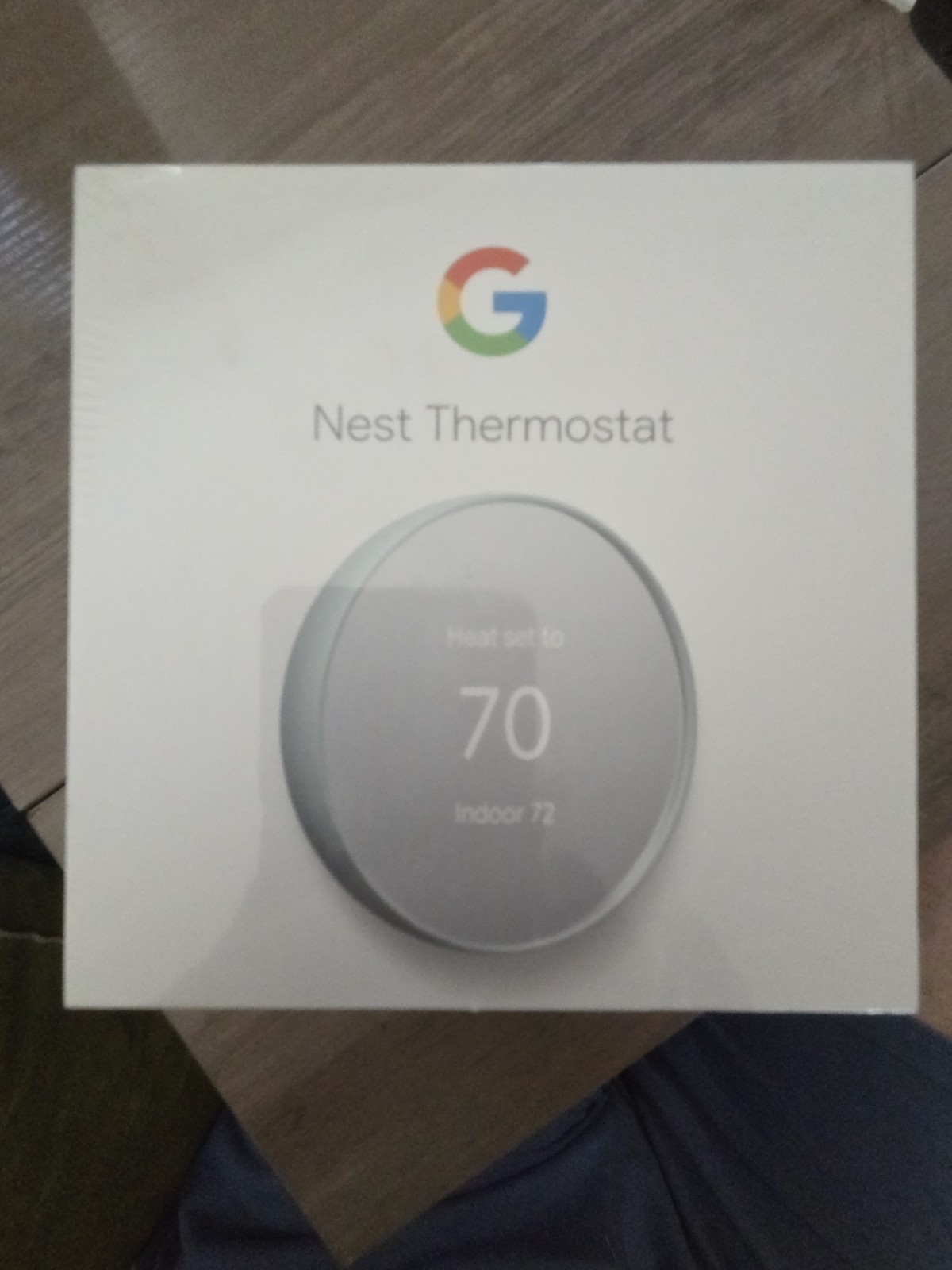 Google Nest G4CVZ Programmable Wi-Fi Thermostat – Fog Gray Brand New Sealed