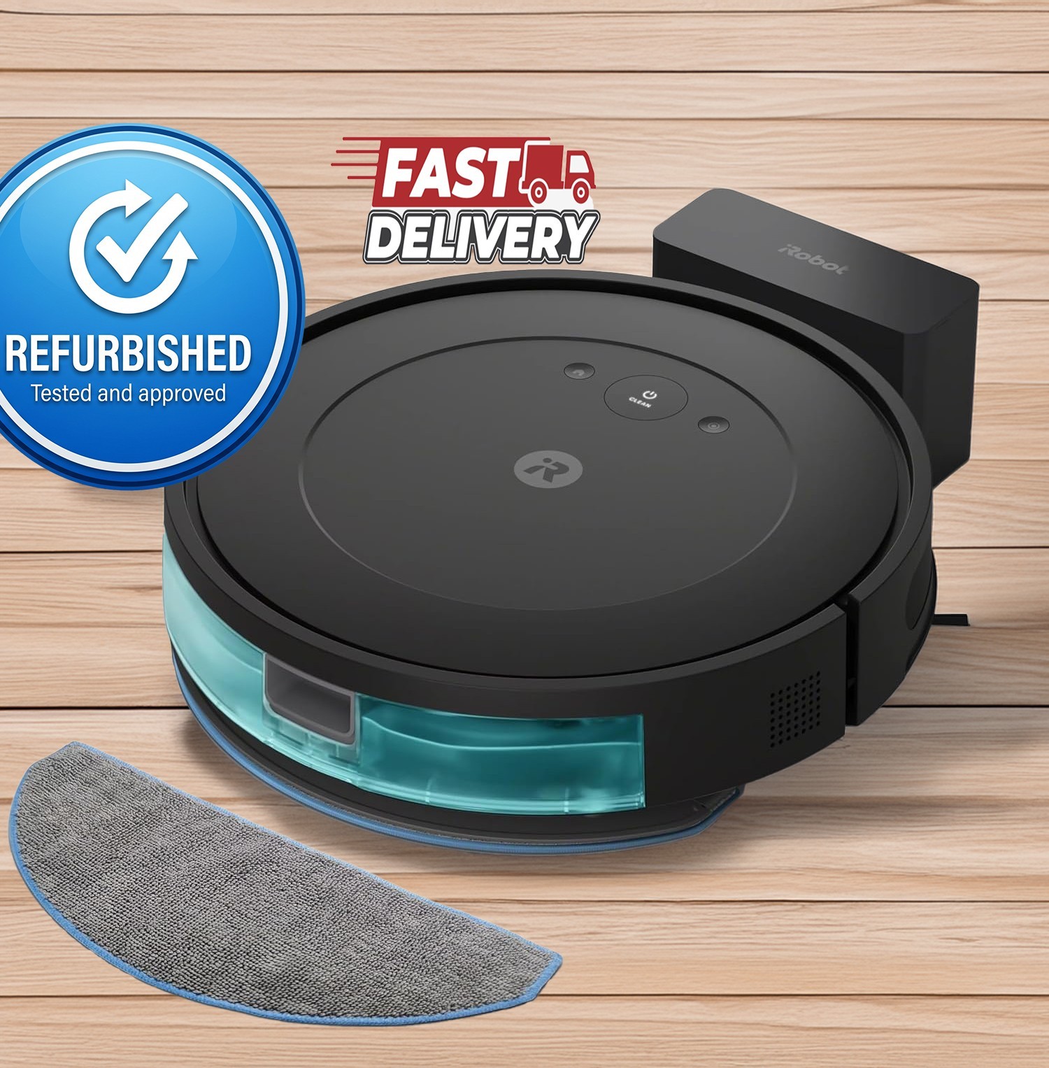 iRobot Roomba Combo Y0110 Robot Vacuum Mop Alexa ✅Professional Restored