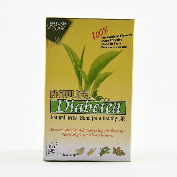 DIABETEA Herbal Tea Help With Blood Sugar,Blood pressure & Cholestrol 42tea bags