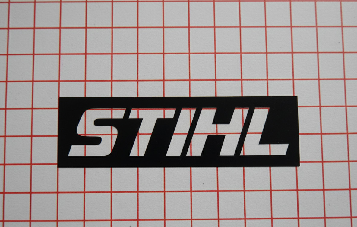 STIHL Full color bkgnd CUSTOM CHAINSAW LETTERING STICKER DECAL MULTIPLE SIZES!!@