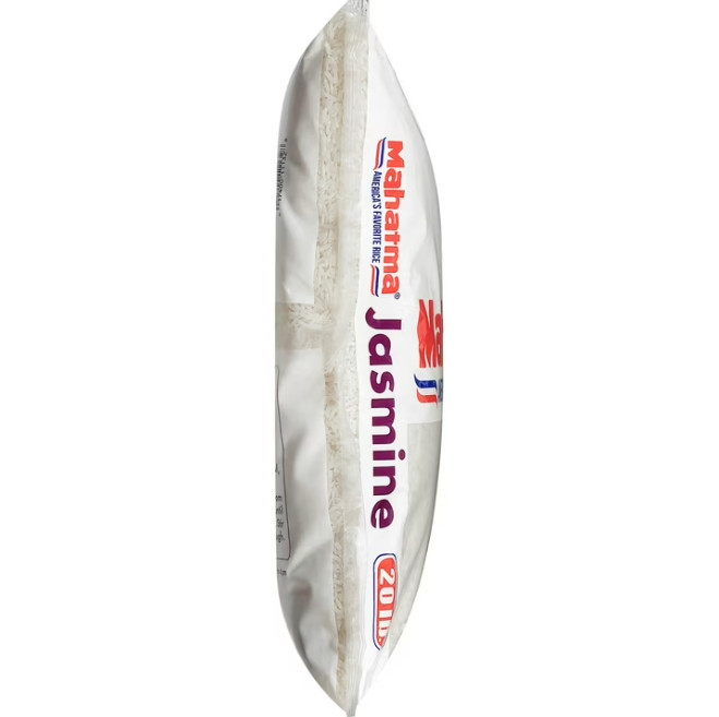 2 Bags Mahatma Jasmine White Rice, Thai Fragrant Long Grain Rice, 20 lb Bag