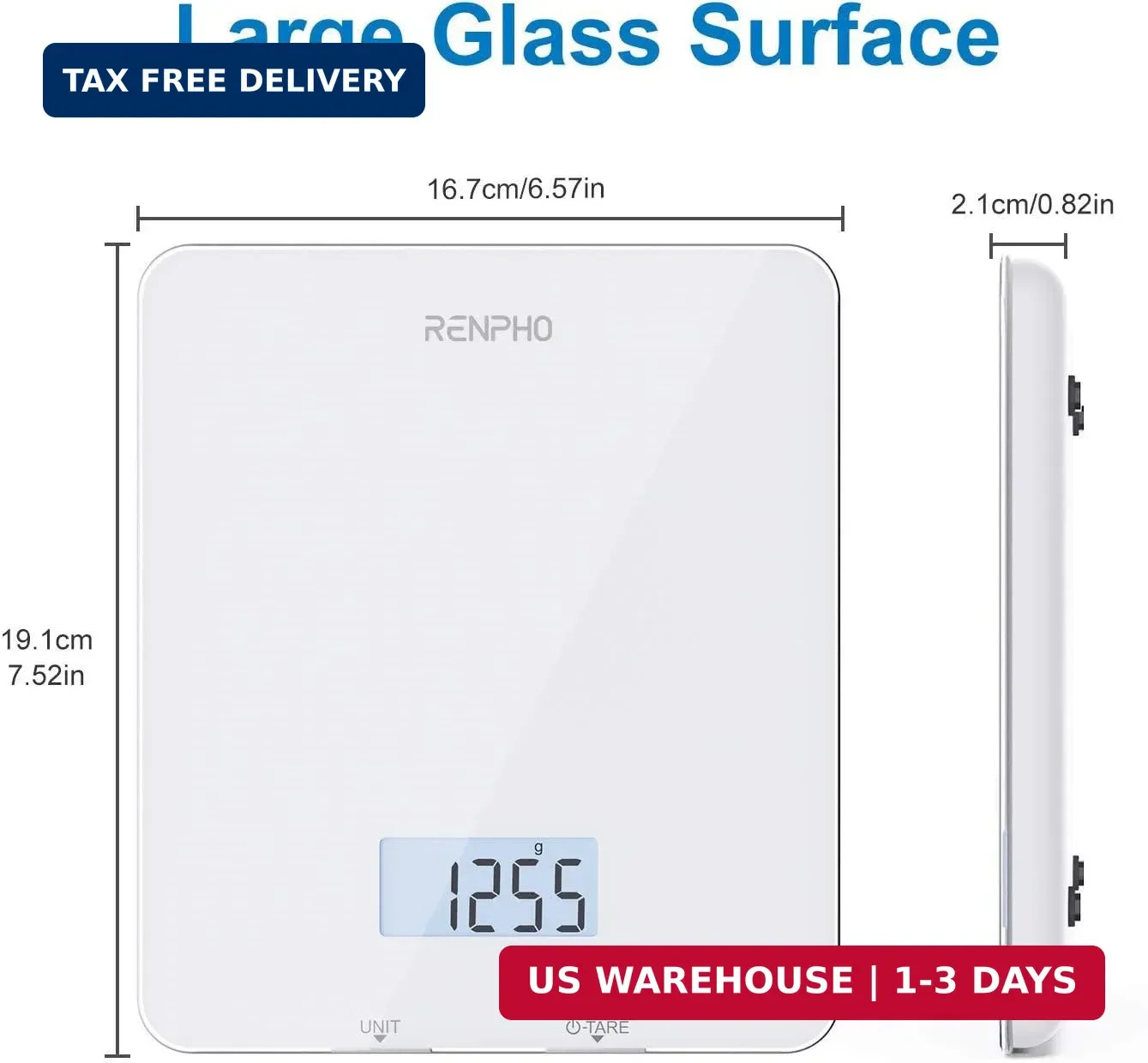RENPHO Food Scale with Nutritional Calculator, Digital Kitchen Scale for Weight