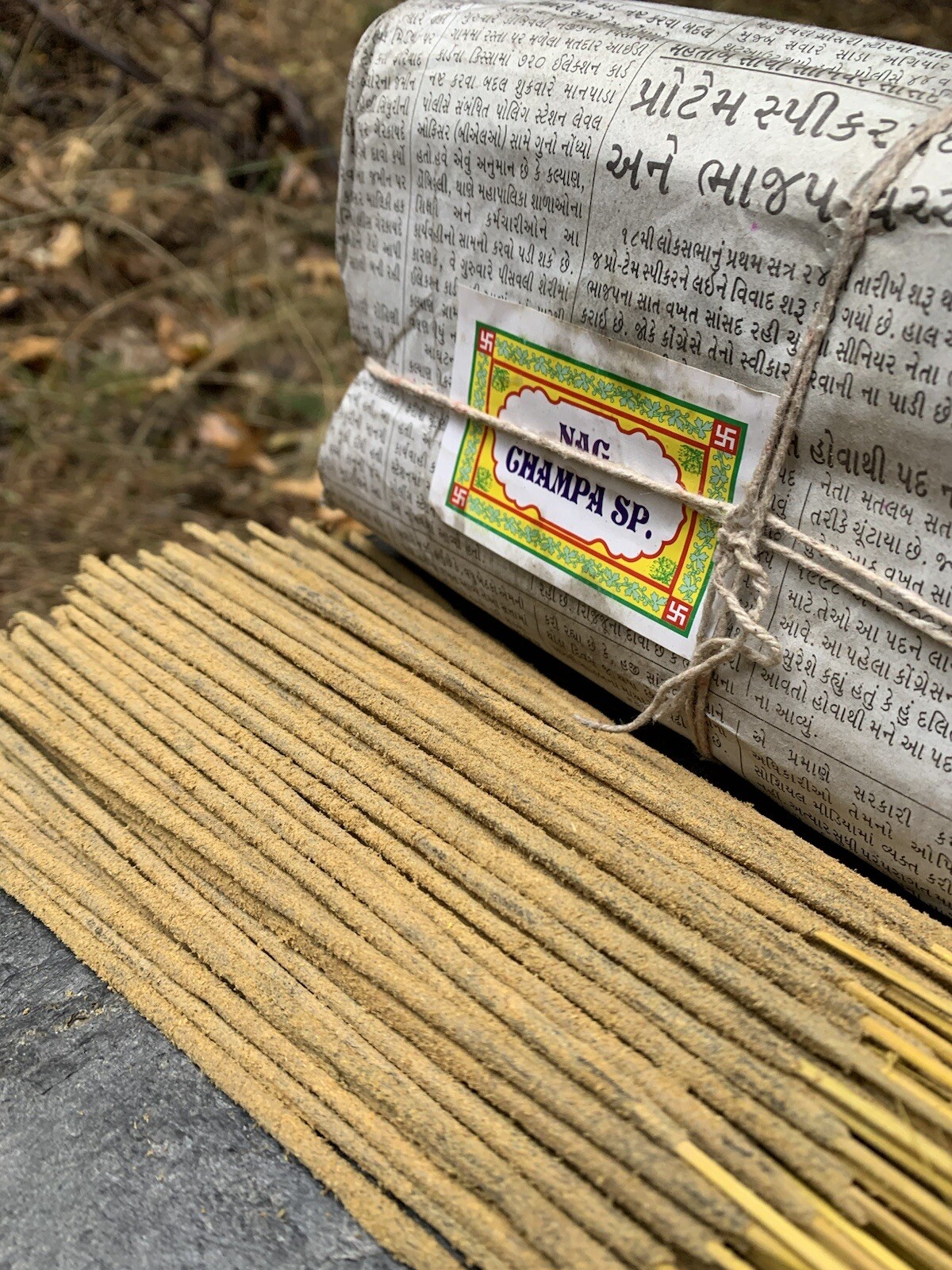 Pushkar Temple Incense from India Handrolled 100 grams from Rajasthan India