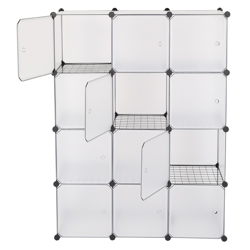 12 Cube Storage Organizer Portable Adjustable Multi-Purpose Shelving Unit New
