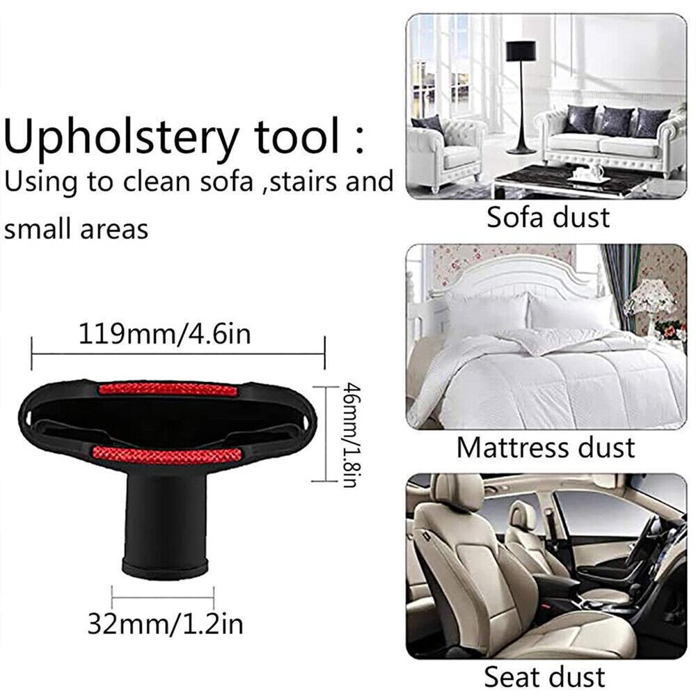 Household Cleaning Vacuum Attachments Crevice Tool Brush Nozzle Cleaner Kit US
