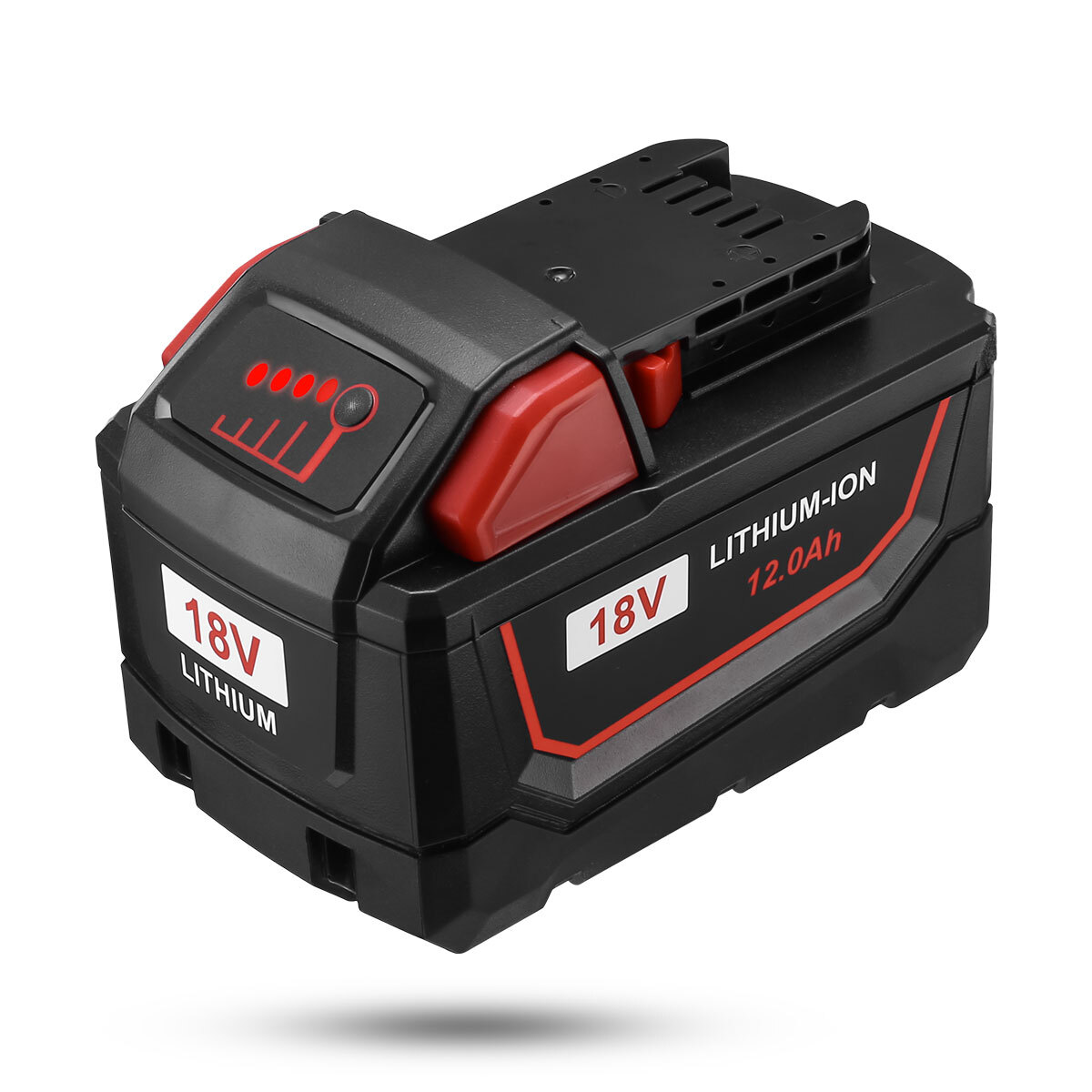 Replace Milwaukee 48-11-1812 M1-8 18V Lithium High Output 12.0AH Battery Pack