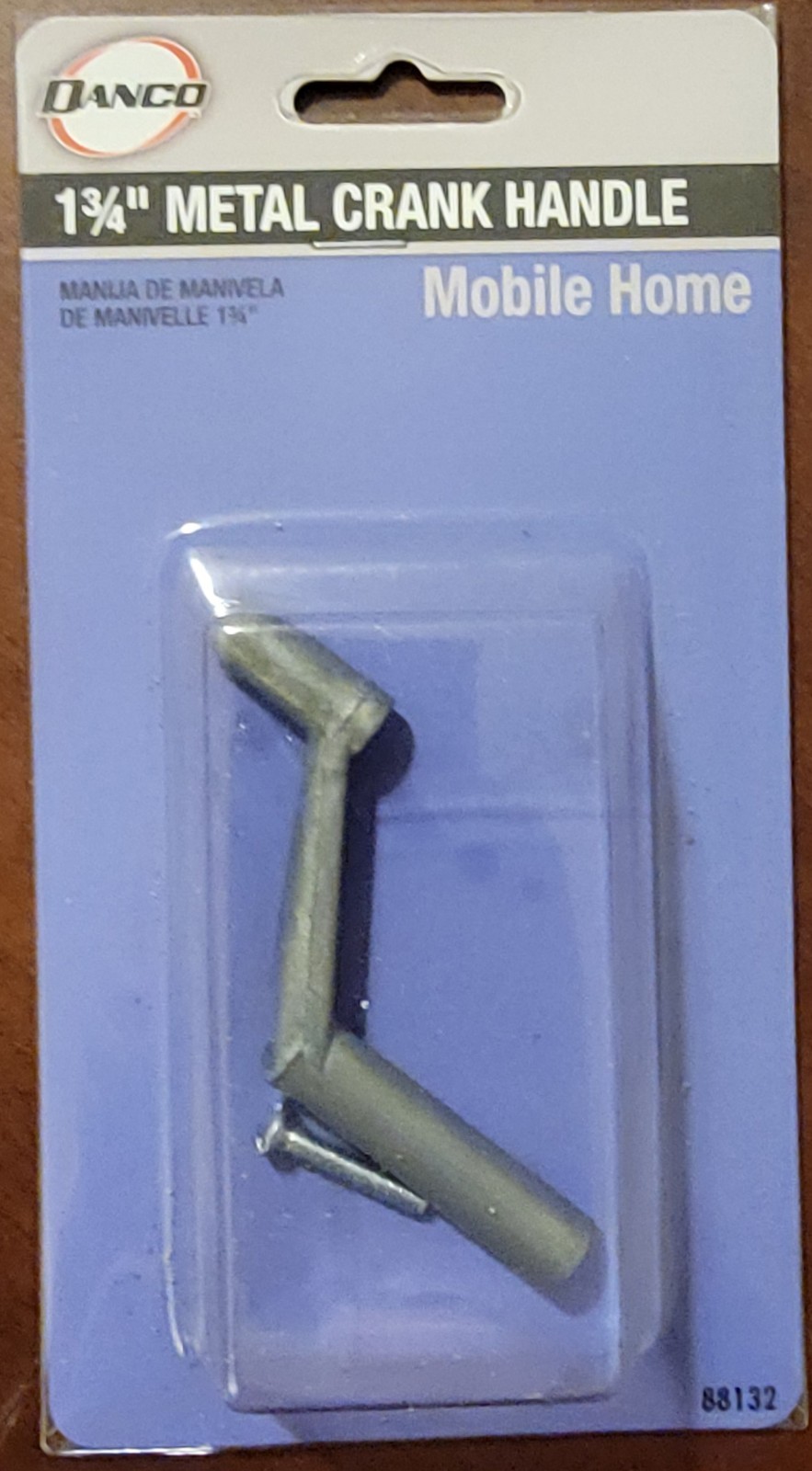 Danco 1-3/4 in Metal Nickel Silver Window Crank Handle Mobile Home 88132