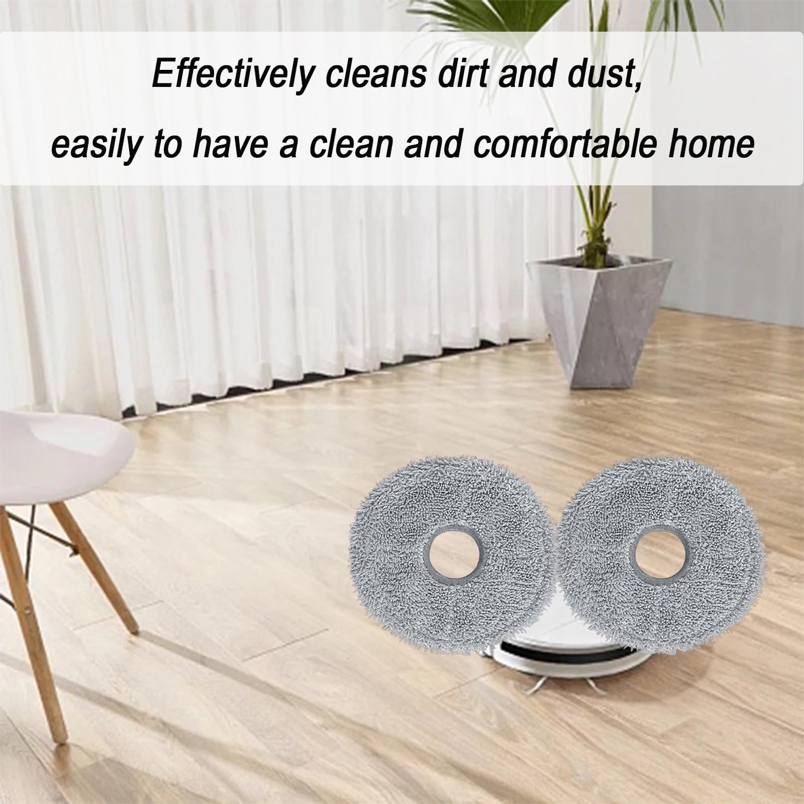 Mop Pad Replacement for Dreame L40 Ultra, L20 Ultra, L10s Ultra Gen2, X40 Ult…