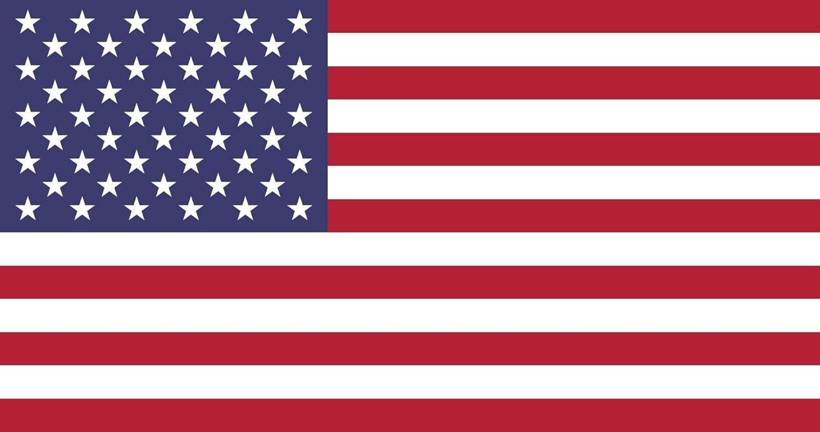 4.25″ x 8″ American Flag Premium Vinyl Sticker Decal Made in the USA