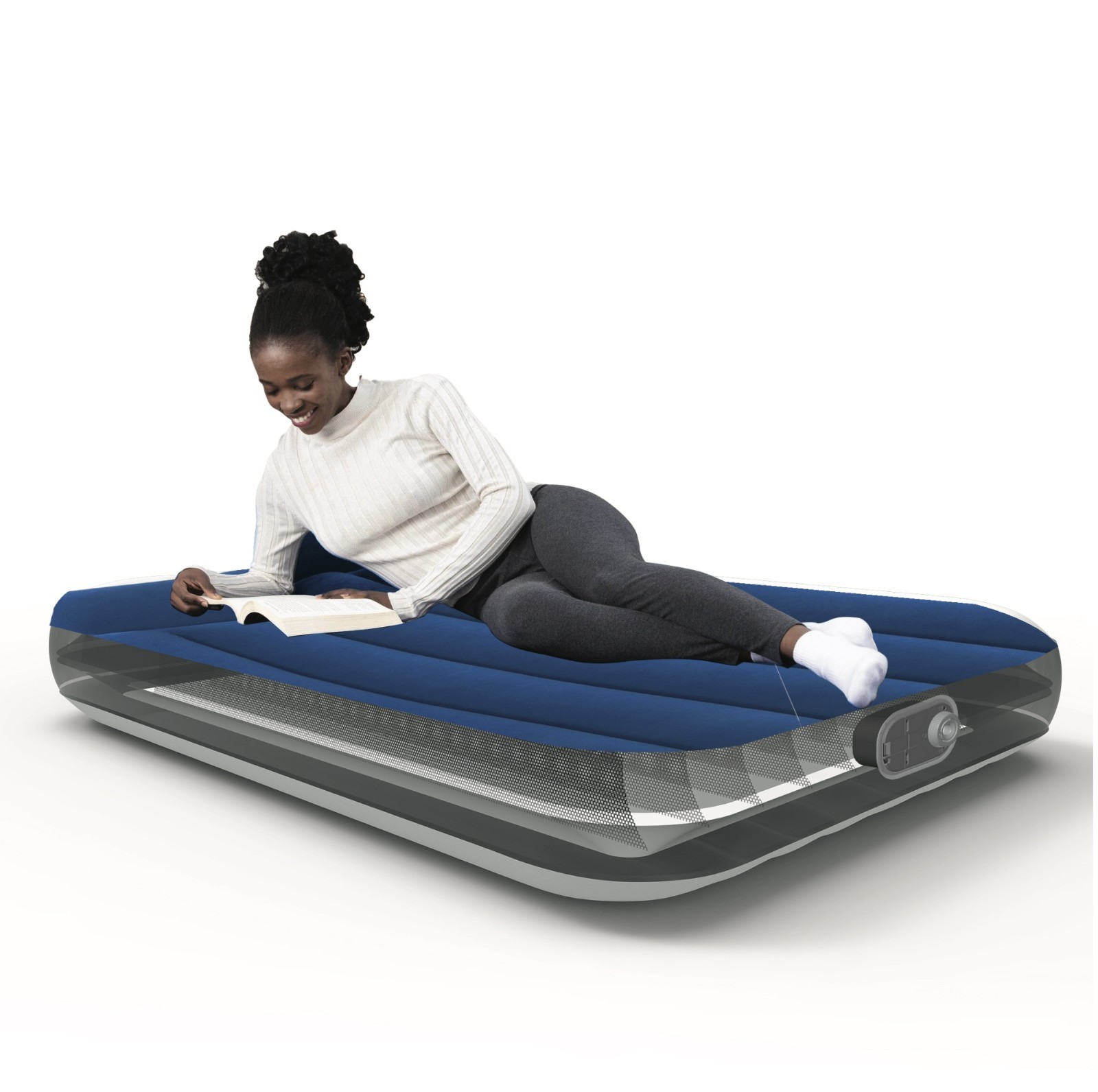 Bestway Tritech Air Mattress Twin 12″” with Built-in AC Pump