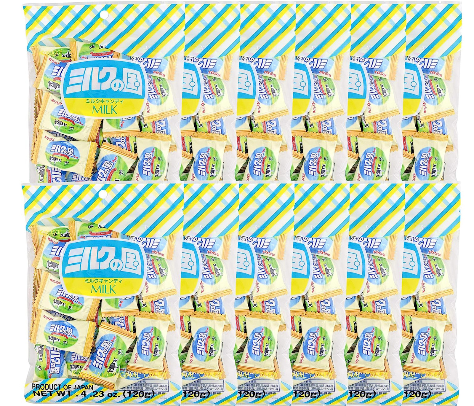 Kasugai Milk No Kuni Candy 4.23Oz (12 Packs) – Japan – Free Shipping !!