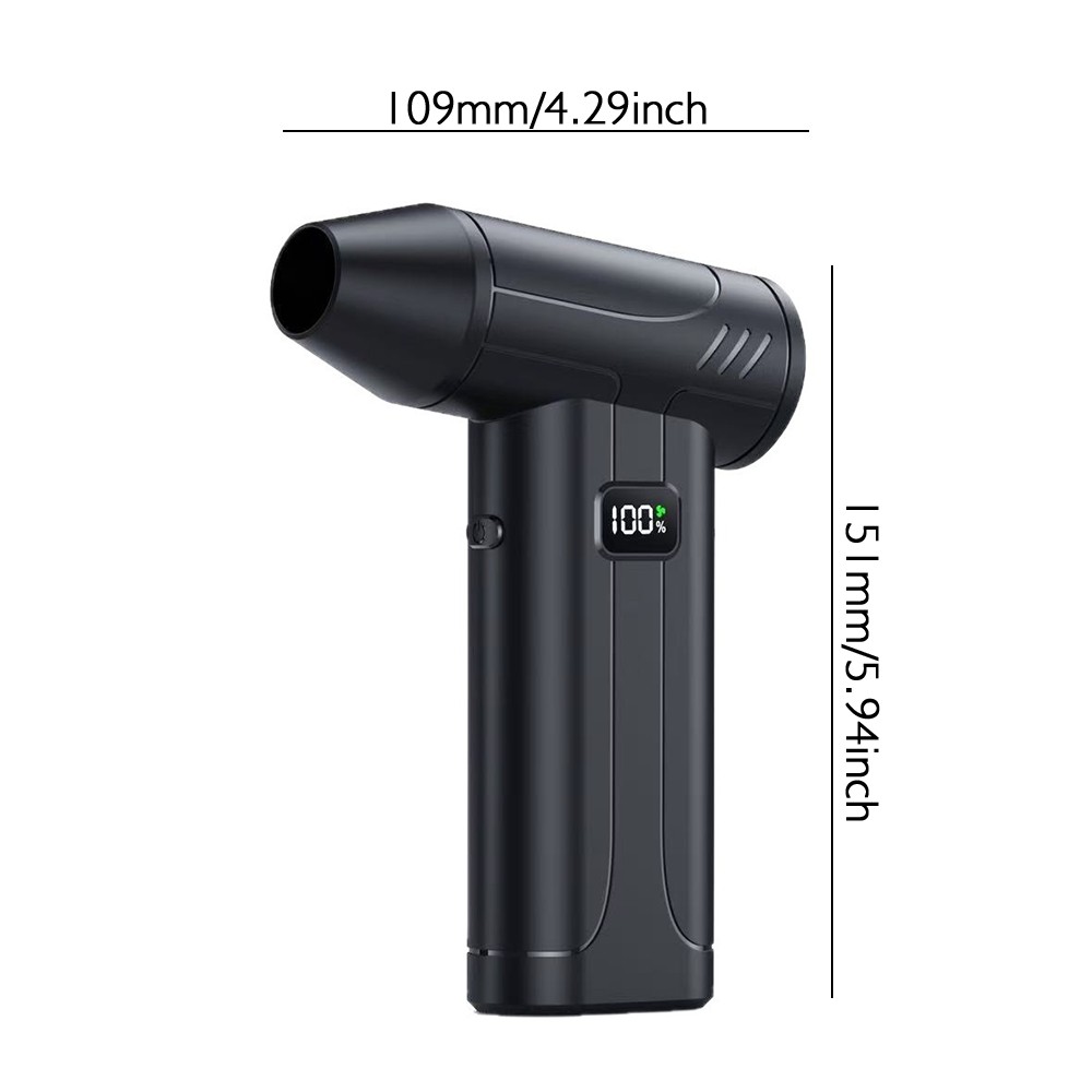 Portable Handheld Car Turbo Jet Fan Blower Cleaner Tool Auto Electric Air Duster