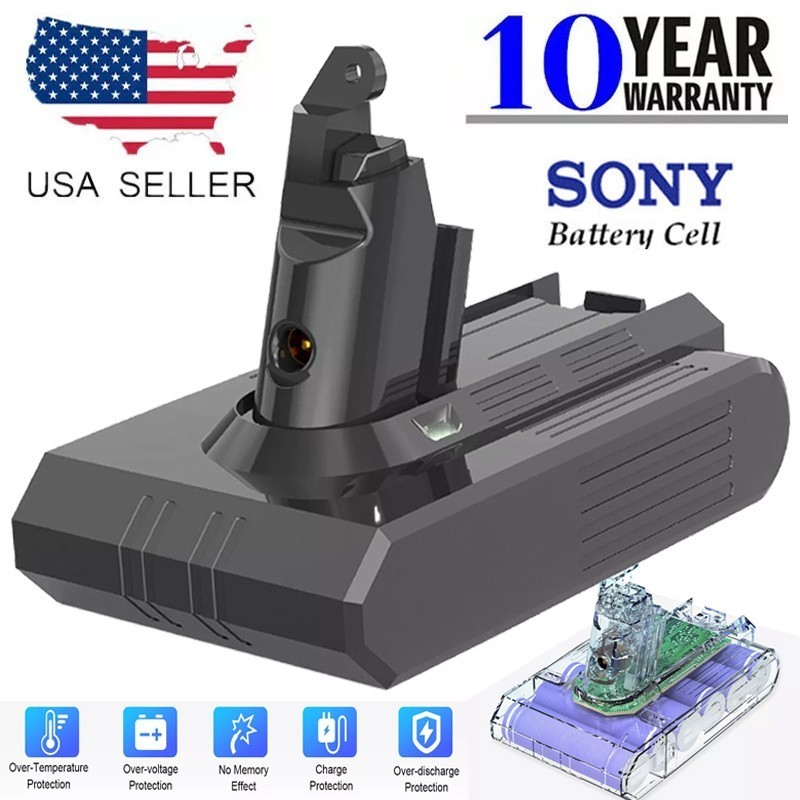 21.6V 5.5AH Battery For Dyson V6 SV03 SV04 SV08 SV09 DC58 DC59 Handheld Animal