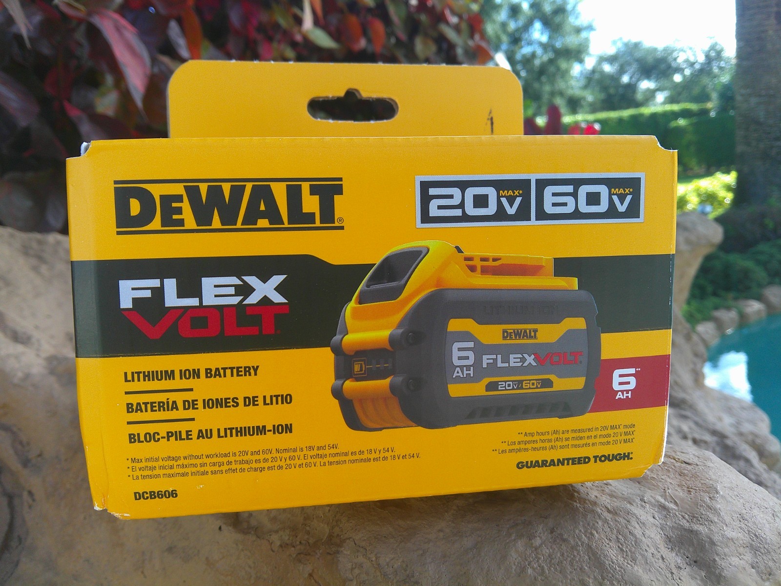 DEWALT DCB606 FLEXVOLT 20V/60V MAX 6.0Ah Lithium-Ion Battery 2026