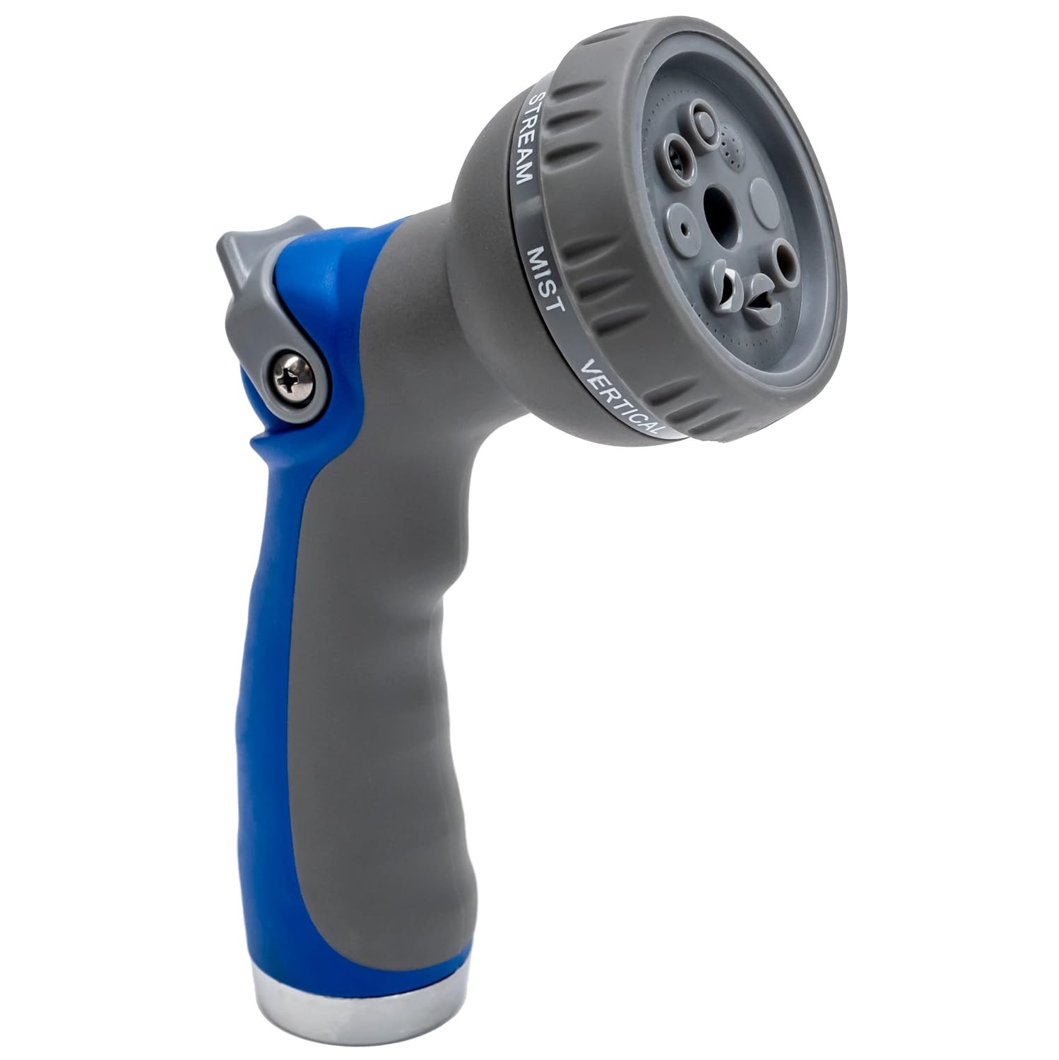 Heavy Duty Adjustable 8 Pattern Garden Hose Spray Nozzle with Thumb Control