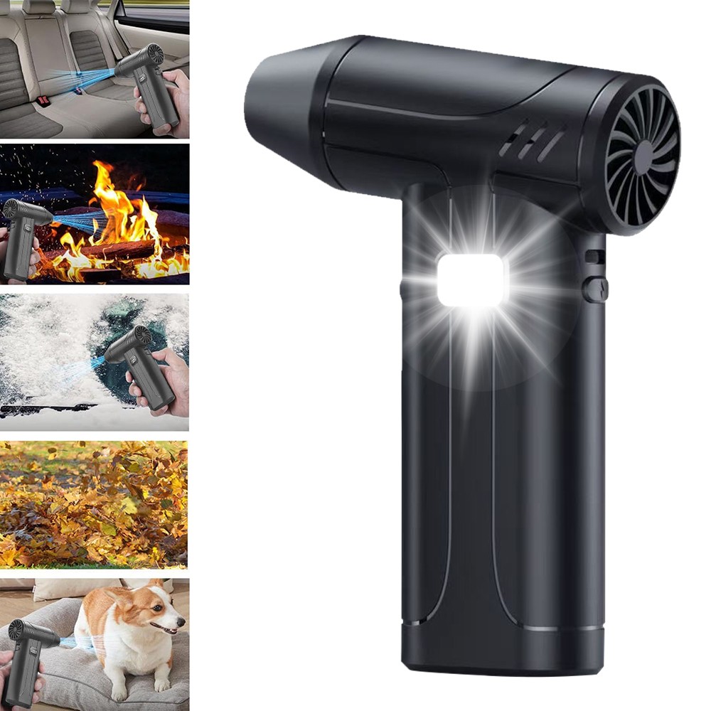 Portable Handheld Car Turbo Jet Fan Blower Cleaner Tool Auto Electric Air Duster