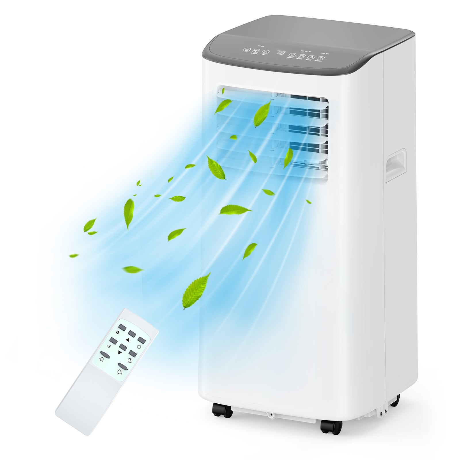 Portable Air Conditioner 8,000 BTU with Cooling, Dehumidifier & Fan 350 Sq.Ft US