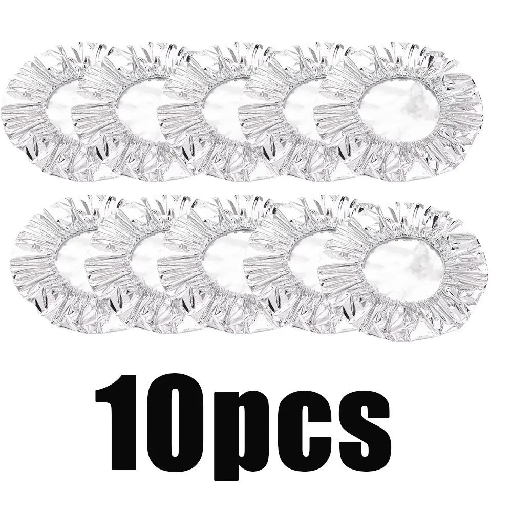 10-60PCS Reusable Aluminum Foil Food Covers Heat Insulation Bowl Pot Lids
