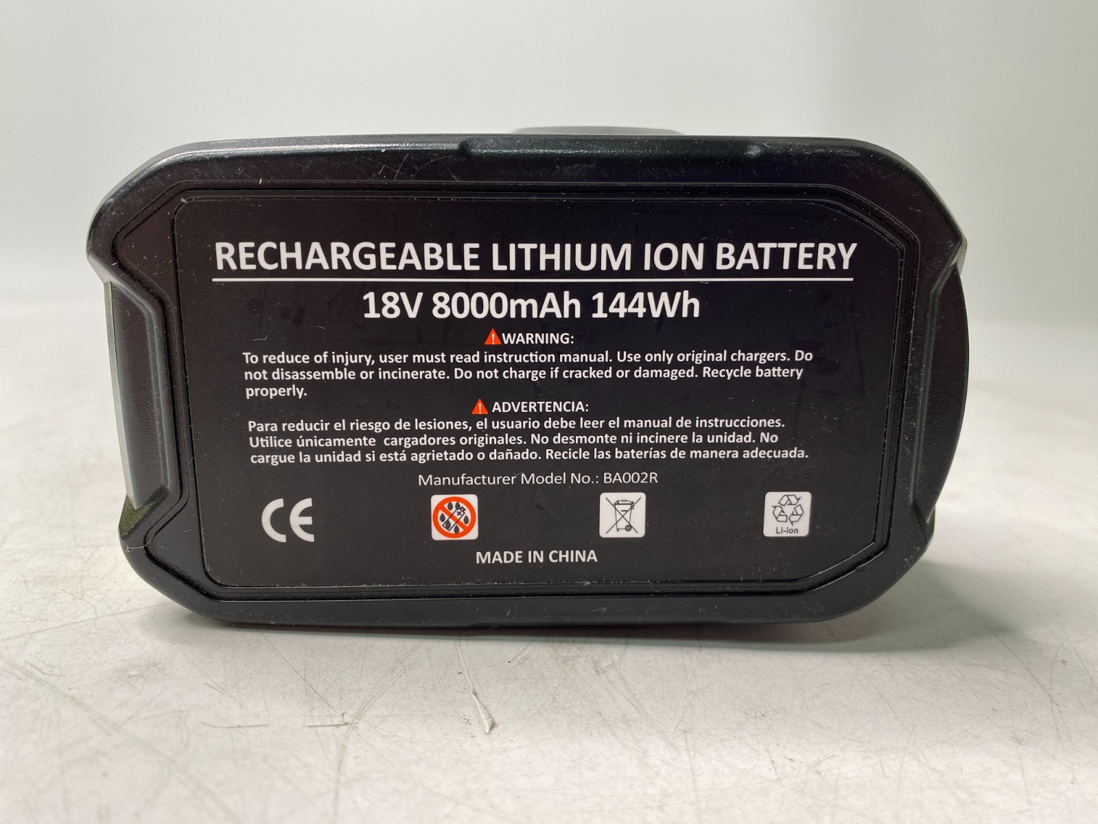 Lot of 2 8.0AH FOR Ryobi 18V Li-Ion Battery w/ Charger P102 P103 P105 P107 P108