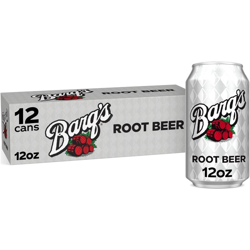 Barq’s Root Beer Soda Pop Fridge Pack Cans, 12 fl oz, 12 Pack Free Shipping