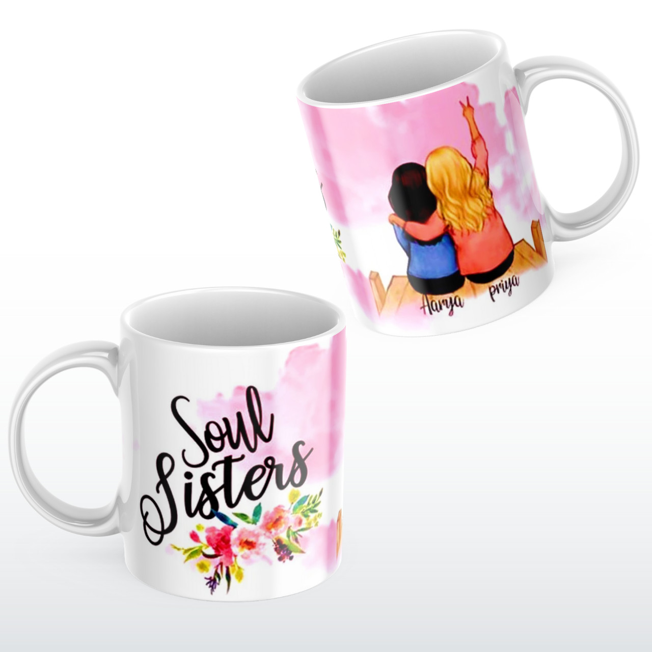 Personalized mug with text photo name logo personalized gift funny coffee mug 07