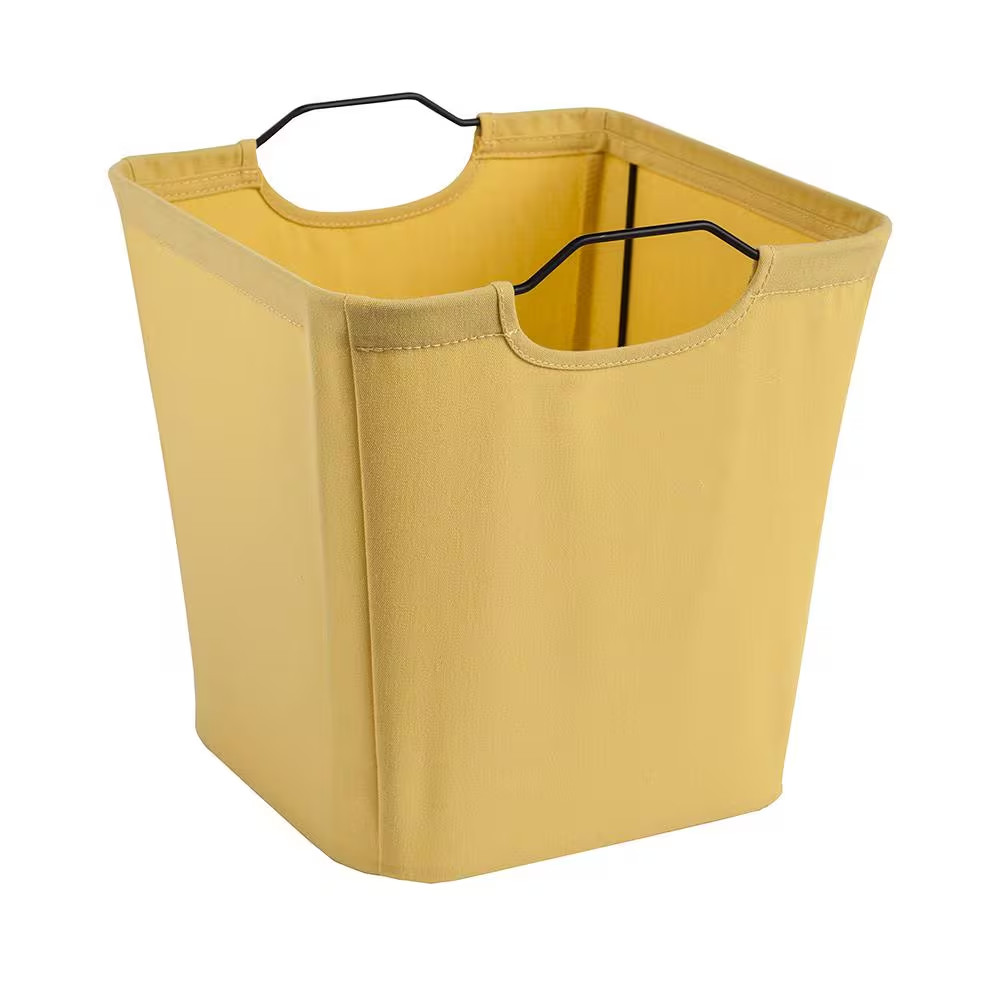 10.5 In. W X 11 In. H X 10.5 In. D Yellow Wire Framed Fabric Drawer
