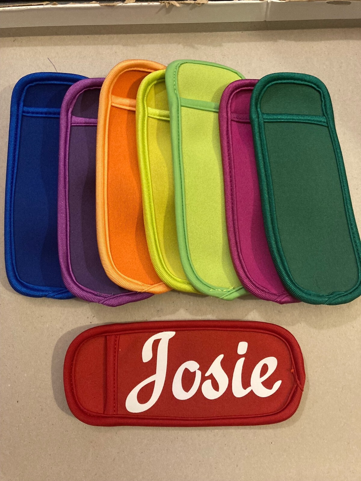 Customized Popsicle holder with kids name – child – ice cream – Personalized