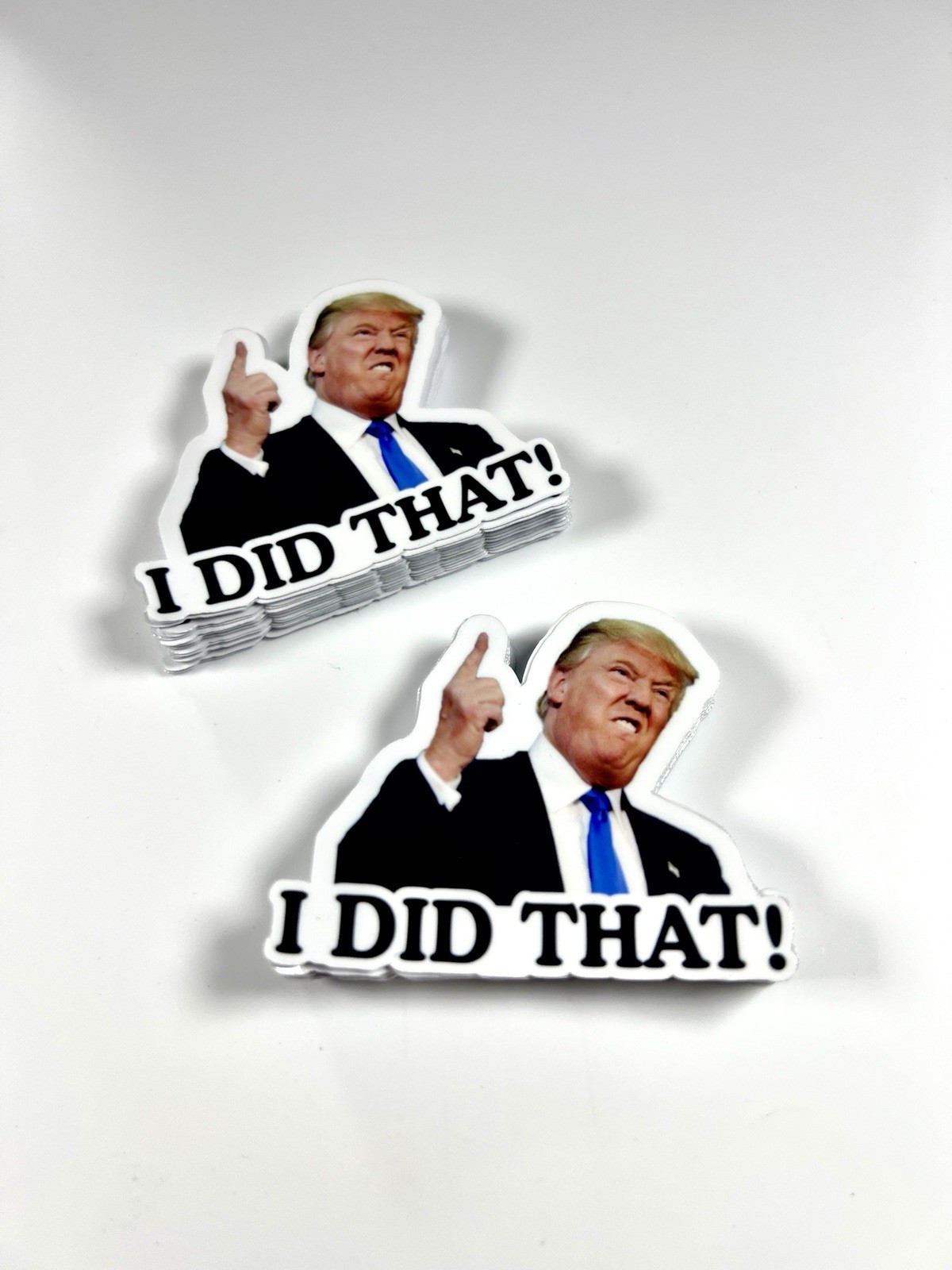 Trump Sticker I DID THAT Gas Pump Waterproof Vinyl Sticker NEW 1×1″ 10/25/50/100
