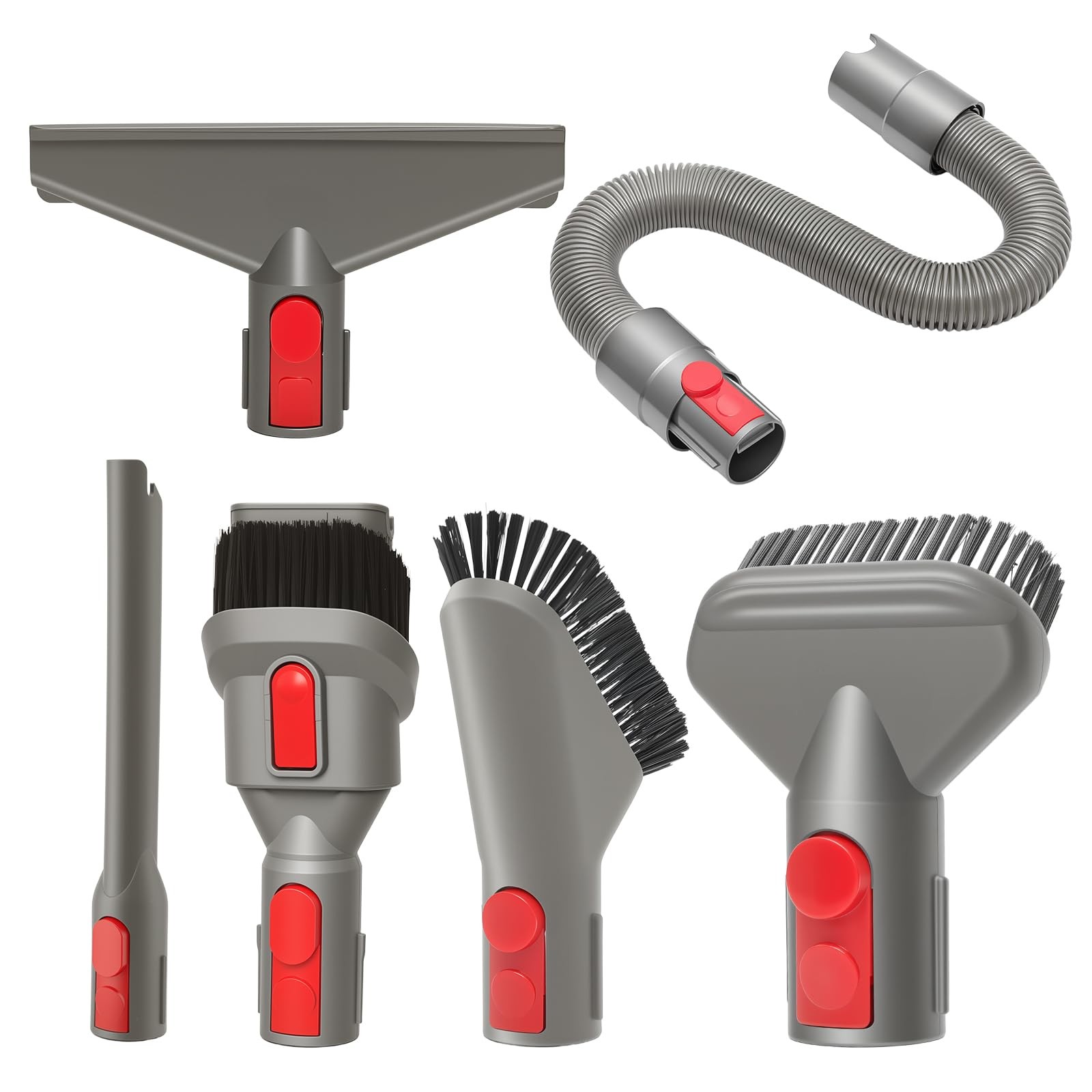 6 Replacement Attachment Kit for Dyson V15/V15s/V9/V8/V11/V12/V10/V7/Gen5 Cor…