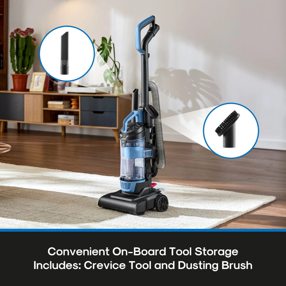 Mainstays Upright Vacuum Cleaner Lightweight Bagless Corded Carpet Floor Cleaner