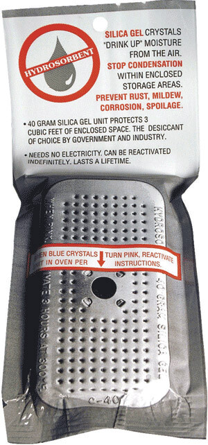 1 Hydrosorbent Silica Gel Crystals 40 Grams Safe Non Toxic Absorbs Humidity NEW