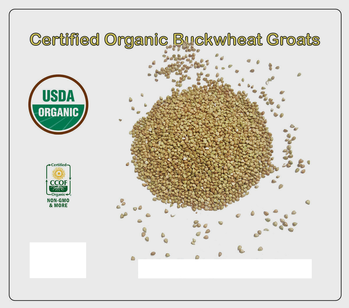Organic Buckwheat Groats Non-GMO Kosher Raw Vegan CHEAPEST on EBAY 10 lbs.